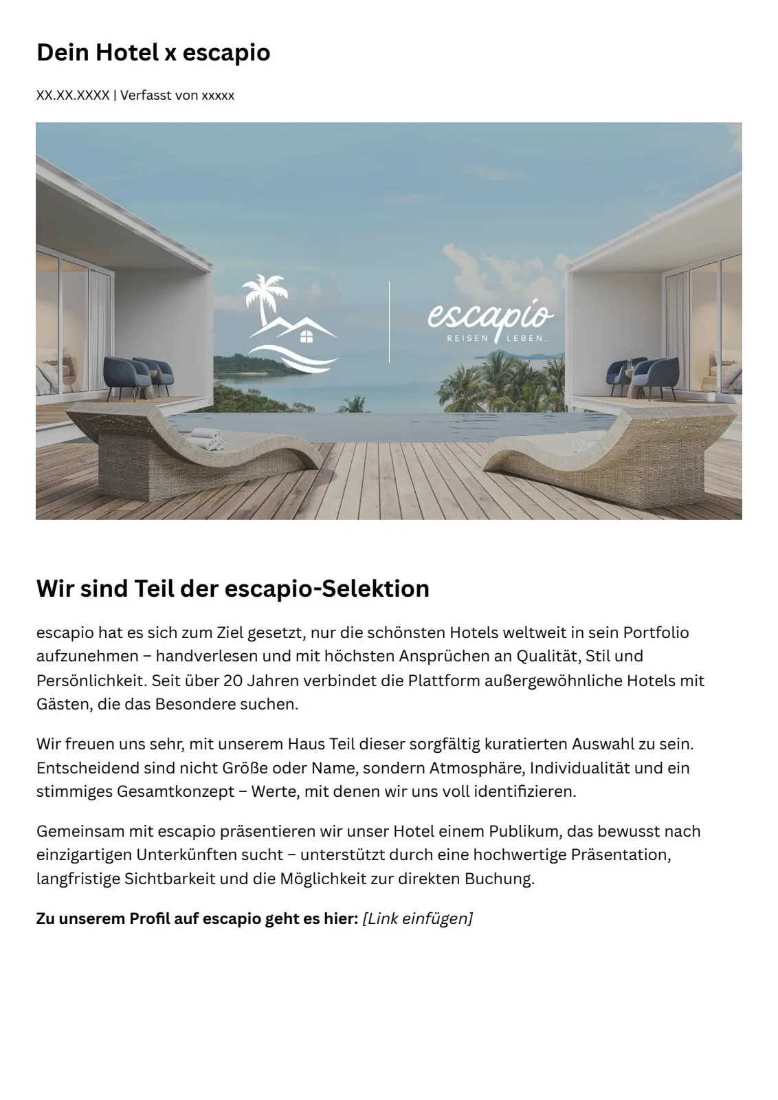 Website-Beitrag – Beispiel